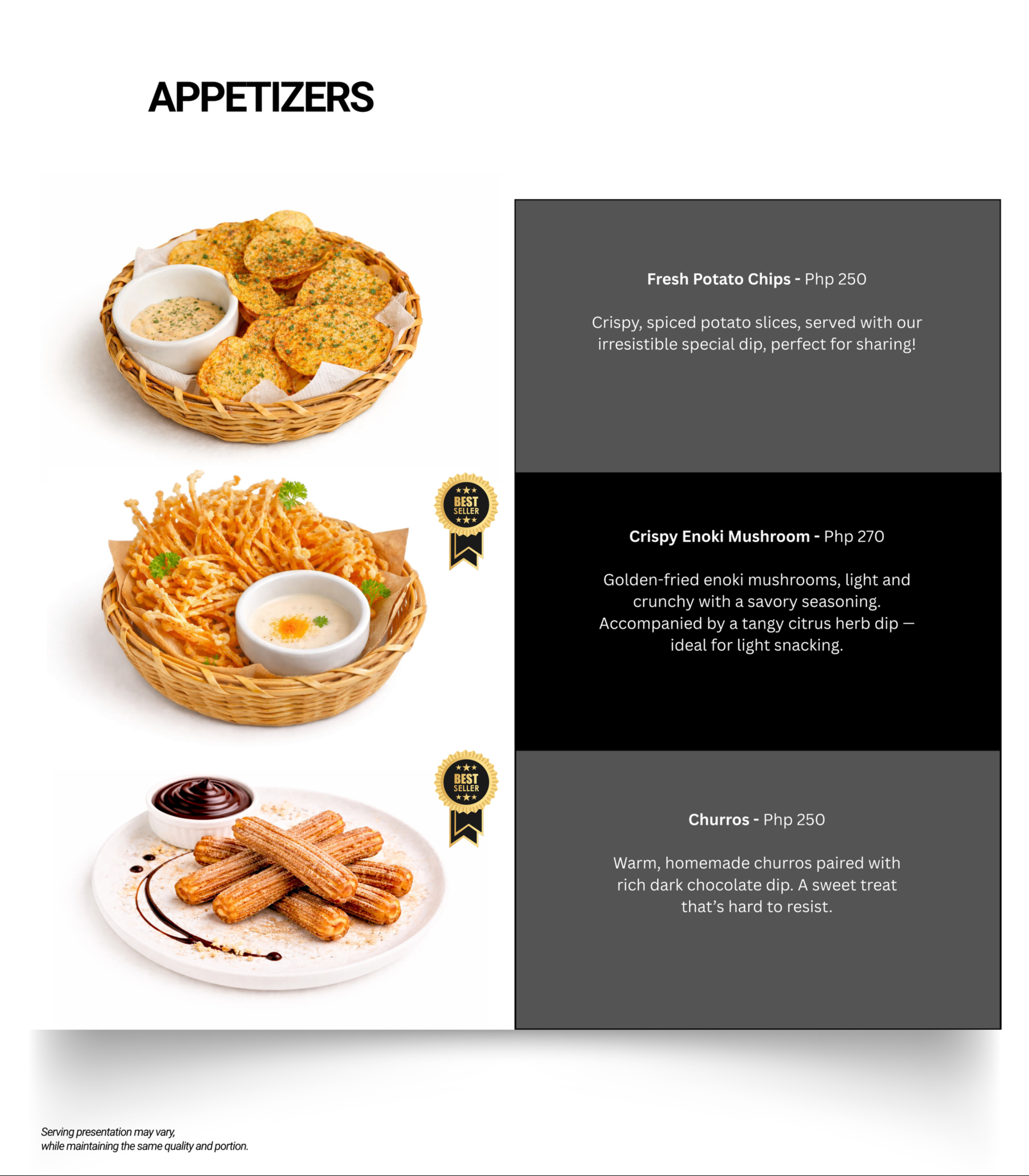 APPETIZERS APPETIZERS